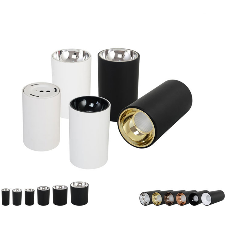 Surface Mounted Cylinder LED Spotlights 7W-60W