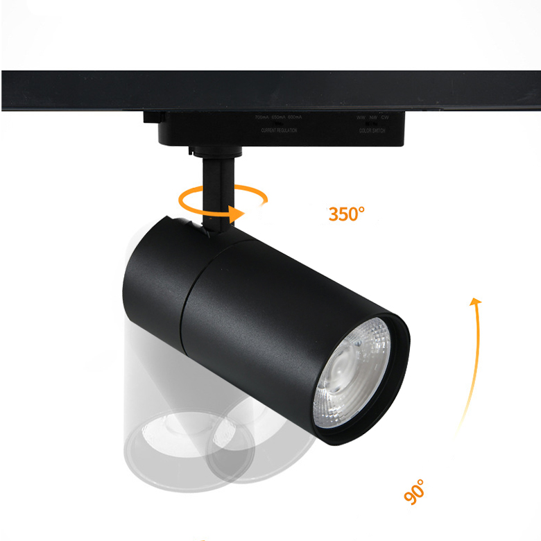 3CCT Selectable LED Track Spotlights 25W 30W 35W - Eurolight