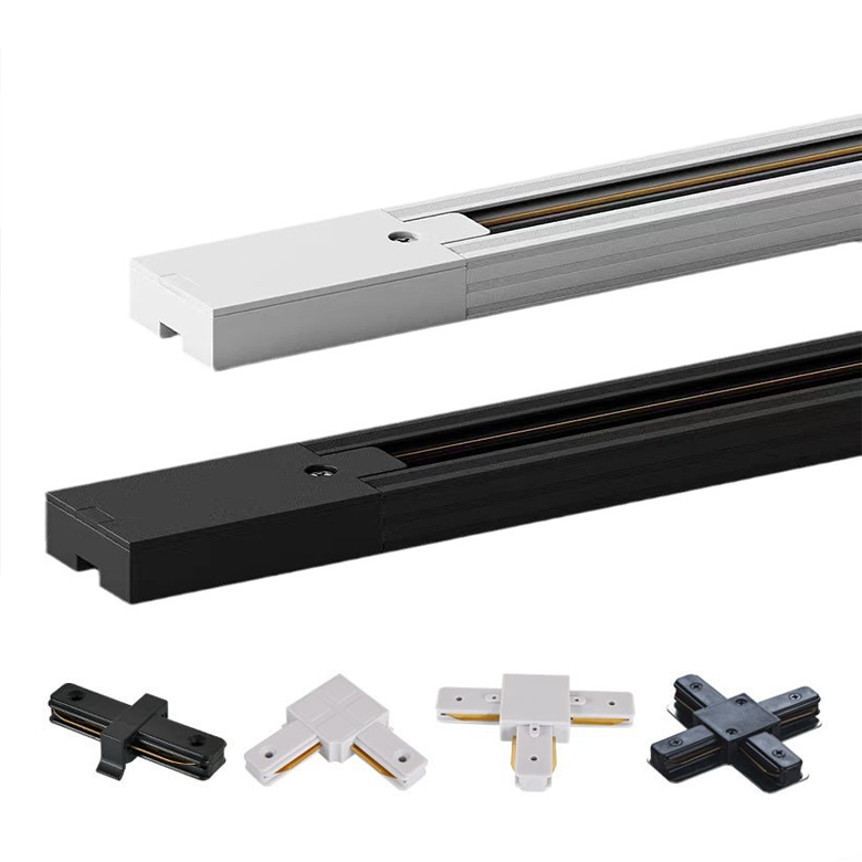 2wires/3wires/4Wires LED Track Rails 1m/2m/3m