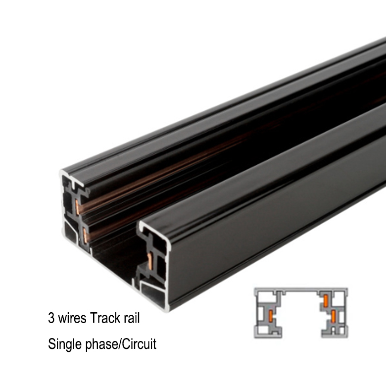 Led Rails Connection 2wires/3wires/4Wires LED Track Rails 1m/2m/3m - Eurolight