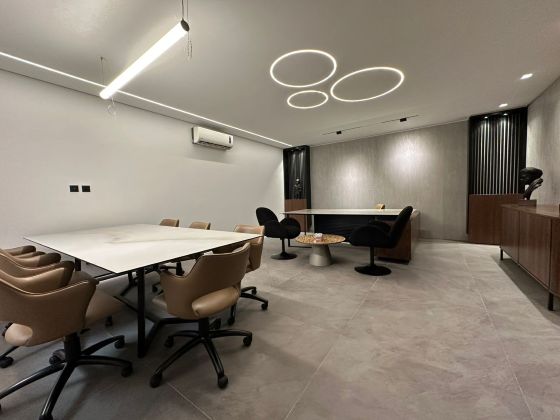 Glowing fitout office and experience center