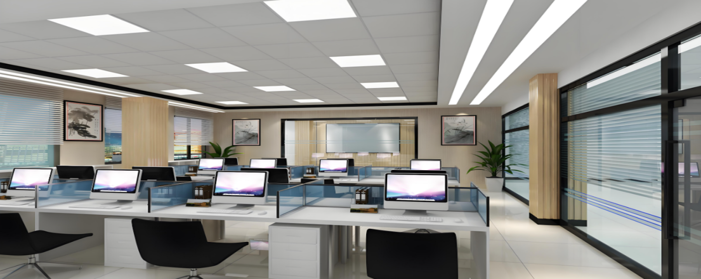 Public office lighting design