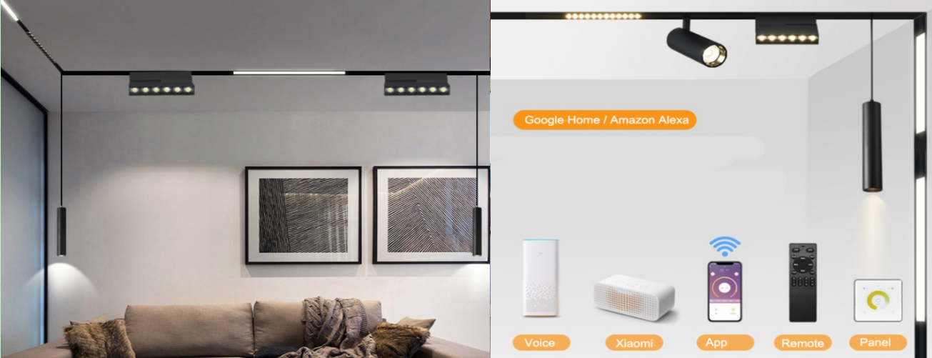 magnetic track lighting system