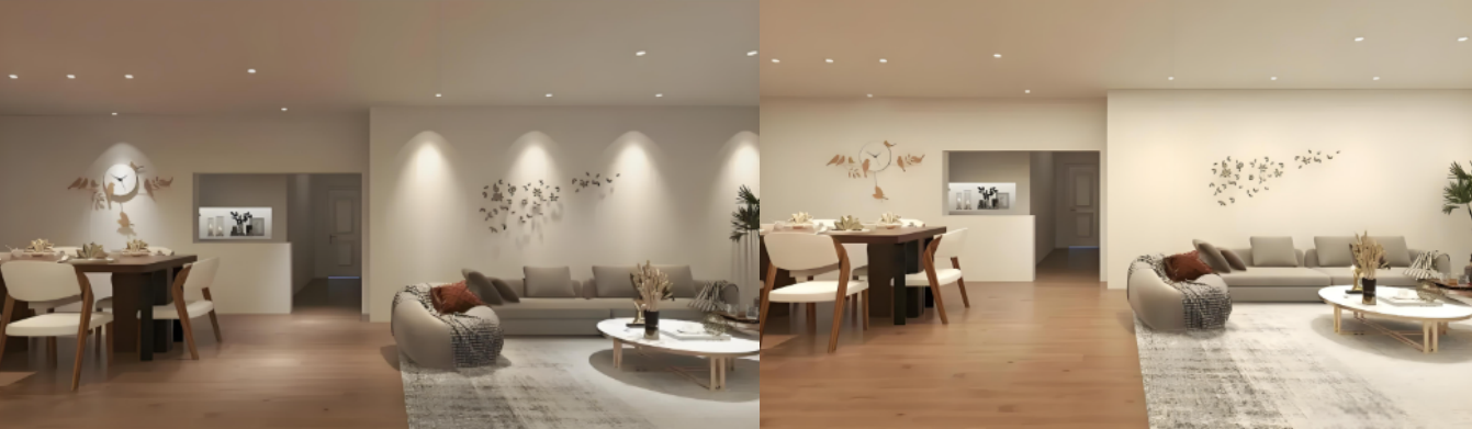 led downlight vs spotlight