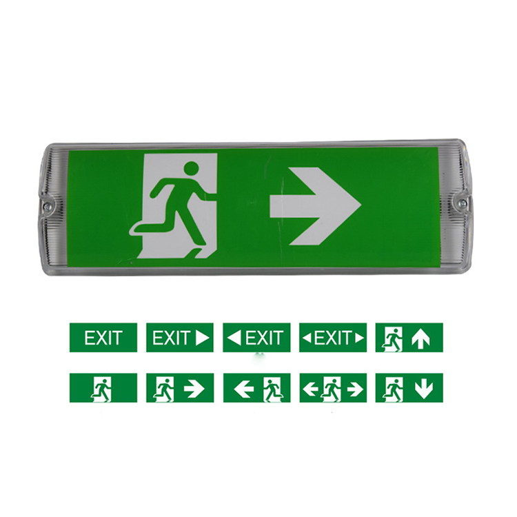 Waterproof surface mounted emergency lights 3W